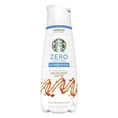 Starbucks Zero Sugar Hazelnut Latte Coffee Creamer - 28 fl oz