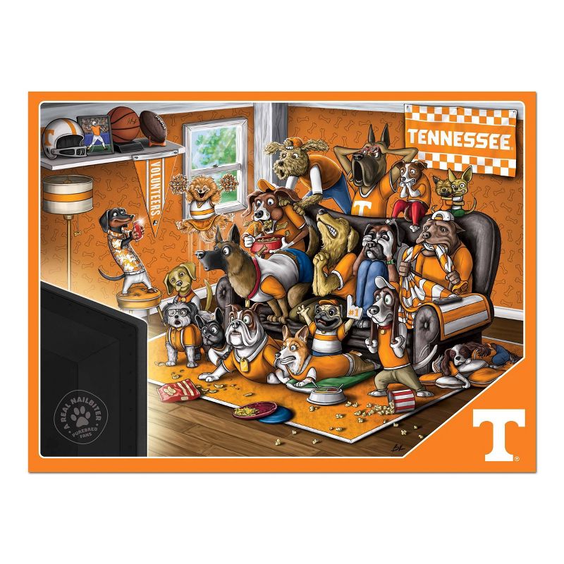 NCAA Tennessee Volunteers Purebred Fans &#39;A Real Nailbiter&#39; Puzzle - 500pc, 3 of 4
