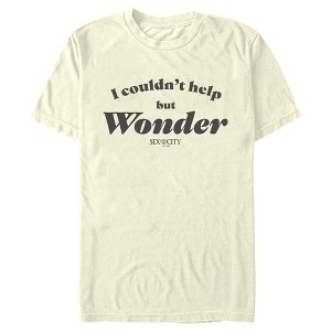 Men's Sex and the City Carrie Couldn't Help But Wonder T-Shirt - 1 of 4