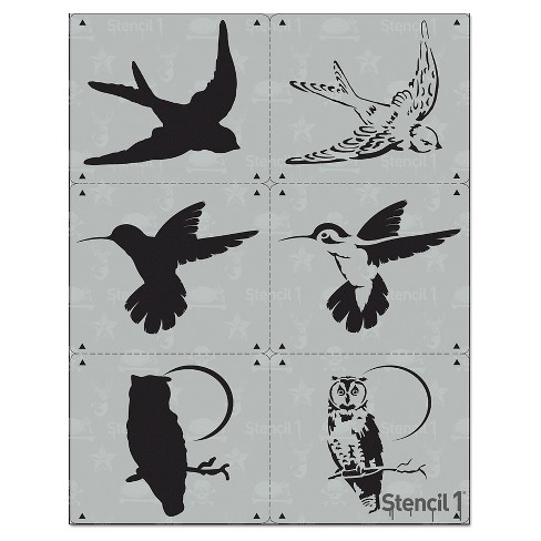 Download Stencil1 Bird Multipack 3ct Layered Stencil 8 5 X 11 Target