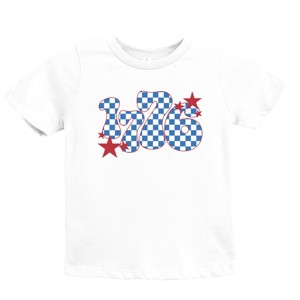 The Juniper Shop Patriotic 1776 Checkered Youth Short Sleeve Tee - 1 of 4