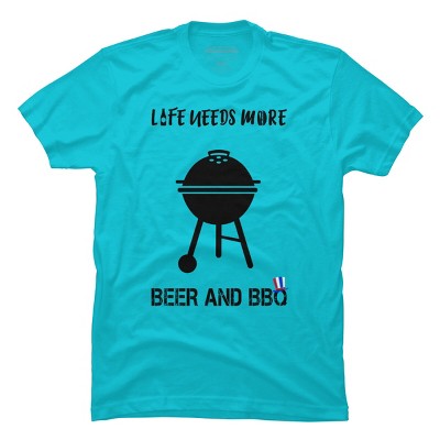 Men's Design By Humans July 4th Life Needs More BBQ By TeeShirtMadness T-Shirt