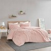 Leena Shaggy Faux Fur Duvet Set - 2 of 4