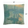 Monet  16 X 16 Decorative Throw Pillow by Trademark Fine Art - 4 of 4