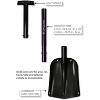 Lifeline Aluminum Sport Utility Shovel – 3-Piece Collapsible Snow Shovel for Car, Camping, Hiking & Outdoor Safety - 2 of 4