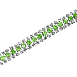 Unique Bargains Durable Rhinestone Chain Multipurpose Use Beaded Trim 1 Pc - 1 of 4