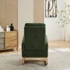CAVINAS Rocking Chair with High Back Glider Rocking Chair with Retractable Footrest Armchair with Side Pocket - 3 of 4