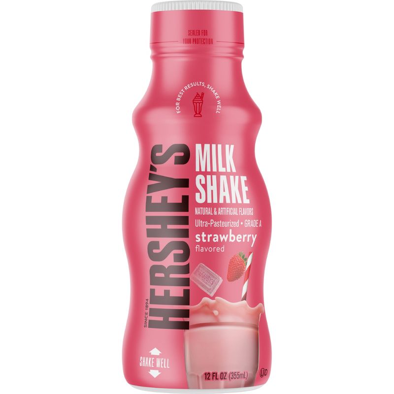 Hershey's Strawberry Flavored Milk Shake - 12 fl oz, 1 of 7
