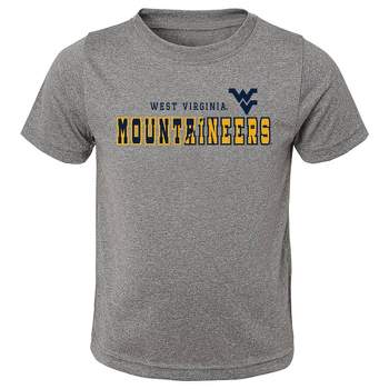 NCAA West Virginia Mountaineers Boys' Heather Gray Poly T-Shirt