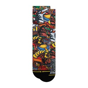 MERGE4 Slogan Santa Cruz Beach Boardwalk Crew Socks - Looff Carousel - 1 of 1