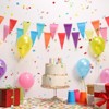 Unique Bargains Party Decoration Festive Wedding Birthday Pennant Flags Banner 50 Feet - 4 of 4