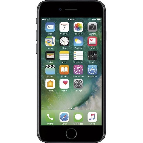 Apple Iphone 7 Pre-owned (gsm Unlocked) 256gb - Black : Target