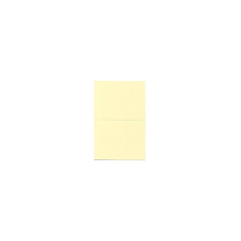 JAM Paper Blank Foldover Cards A2 Size 4 3/8 x 5 7/16 Ivory 309908F, 1 of 2
