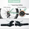 KWPZQEB 26/24 Inch Mountain Bike, Outdoor Cycling Bike with Carbon Steel Frame, 21-Speed V-Brake & Front Suspension For Teenagers, Adult Bicycles - 4 of 4