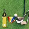 Unique Bargains Neoprene Waist-Mounted Lightweight Golf Ball Carry Bags 2 Pcs - 4 of 4