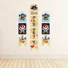 Big Dot of Happiness Pirate Ship Adventures - Hanging Vertical Paper Door Banners - Skull Birthday Party Wall Decoration Kit - Indoor Door Decor - 3 of 4