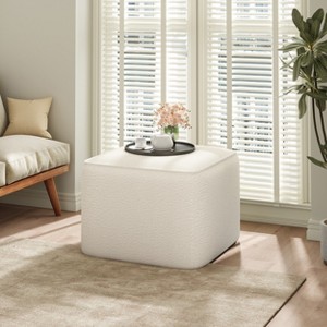 Christopher Knight Home Steve Modern Upholstered Square Accent Ottoman - 1 of 4