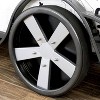 Wapiti Racer Car Youth Bed Silver/Gun Metal - miBasics - 4 of 4