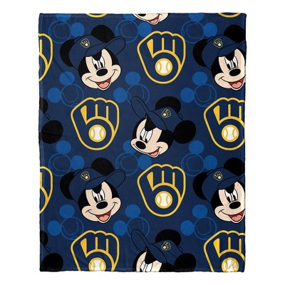 Mlb Los Angeles Dodgers Mickey Silk Touch Throw Blanket And Hugger