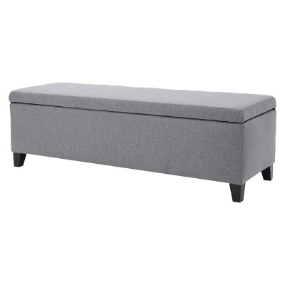 Grey discount storage chair