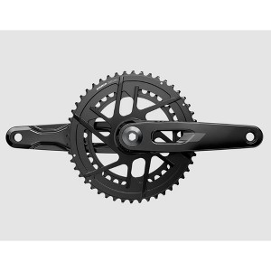 SRAM Rival Crankset - 160mm, 12-Speed, 48/35t, 8-Bolt Direct Mount, DUB Spindle, Black, E1 - 1 of 2