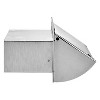 Lambro® 3.25-In. x 10-In. Aluminum Wall Cap in Silver - 4 of 4