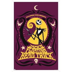 Trends International Disney Tim Burton's The Nightmare Before Christmas - Jack's Floating Head Framed Wall Poster Prints - 1 of 4