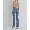 Women's High Rise Scissor Cut Flare Jeans - JUST BLACK DENIM - 4 of 4
