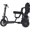 MotoTec Folding Mobility Electric Trike 48v 700w Dual Motor Lithium Black - 3 of 4