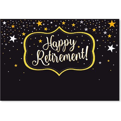 Happy Retirement Photo Booth Party Backdrop (5 x 7 ft)