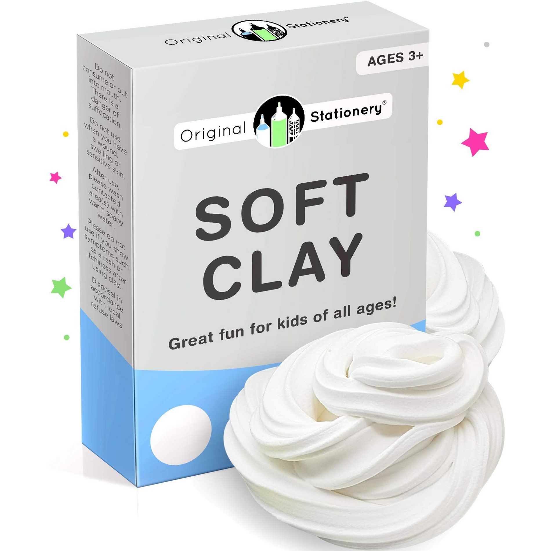 Original Stationery Soft Clay for Slime Supplies, Modeling Clay, Make Butter Slime, 230 Grams