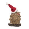 Transpac Resin 6 in. Multicolor Christmas Woodland Bear - 3 of 4