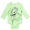 Disney Nightmare Before Christmas Zero Sally Jack Skellington Baby Bodysuit Pants and Hat 3 Piece Outfit Set Newborn to Infant  - 2 of 4