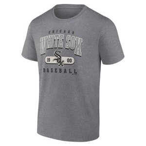 MLB Chicago White Sox Men's Gray Bi-Blend Short Sleeve T-Shirt - 1 of 3