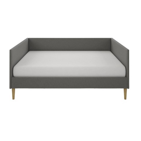 Queen Fabio Mid-century Daybed Queen Gray Linen - Room & Joy : Target