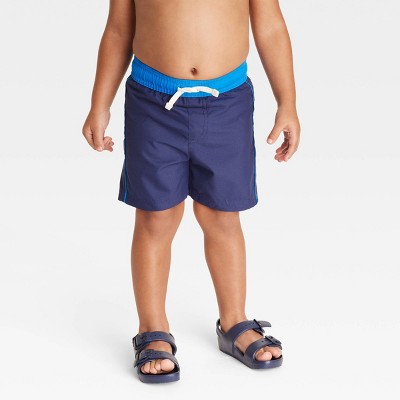 Toddler Boys' Swim Shorts - Cat & Jack™ Navy Blue 3T