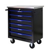 VYNXARIA 6-Drawer Multifunctional Tool Cart on Wheels - Spacious & Versatile Storage Solution - Black & Blue - 2 of 4