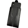 Nakedcellphone Pouch Case with Belt Clip for Mudita Kompakt Phone (Magnetic Closure) - Black - 3 of 4