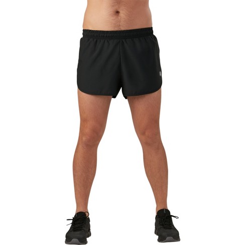 Asics Silver Split Shorts Black