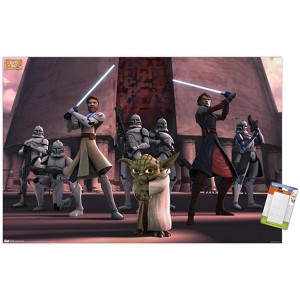 Trends International Star Wars: The Clone Wars - Group Unframed Wall Poster Prints - 1 of 4