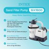 Intex 26643EG Krystal Clear 1500GPH Sand Filter Pump for Above Ground Pools Bundled with OptiFlow Premium Pure Silica Filter Sand, 50 lb Bag - 4 of 4