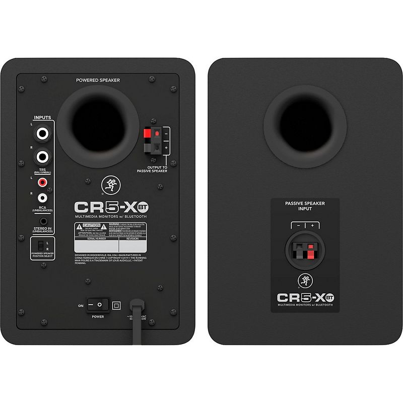Mackie CR5-XBT 5" Active 80W Bluetooth Multimedia Studio Monitors, Pair, 3 of 4