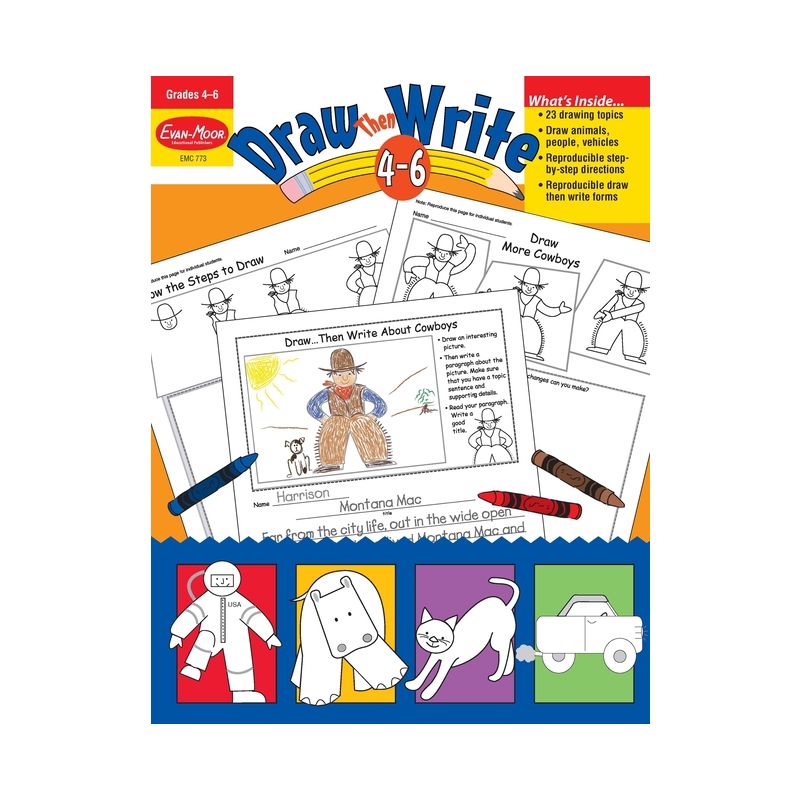 Draw Then Write - by  Evan-Moor Educational Publishers (Paperback), 1 of 2