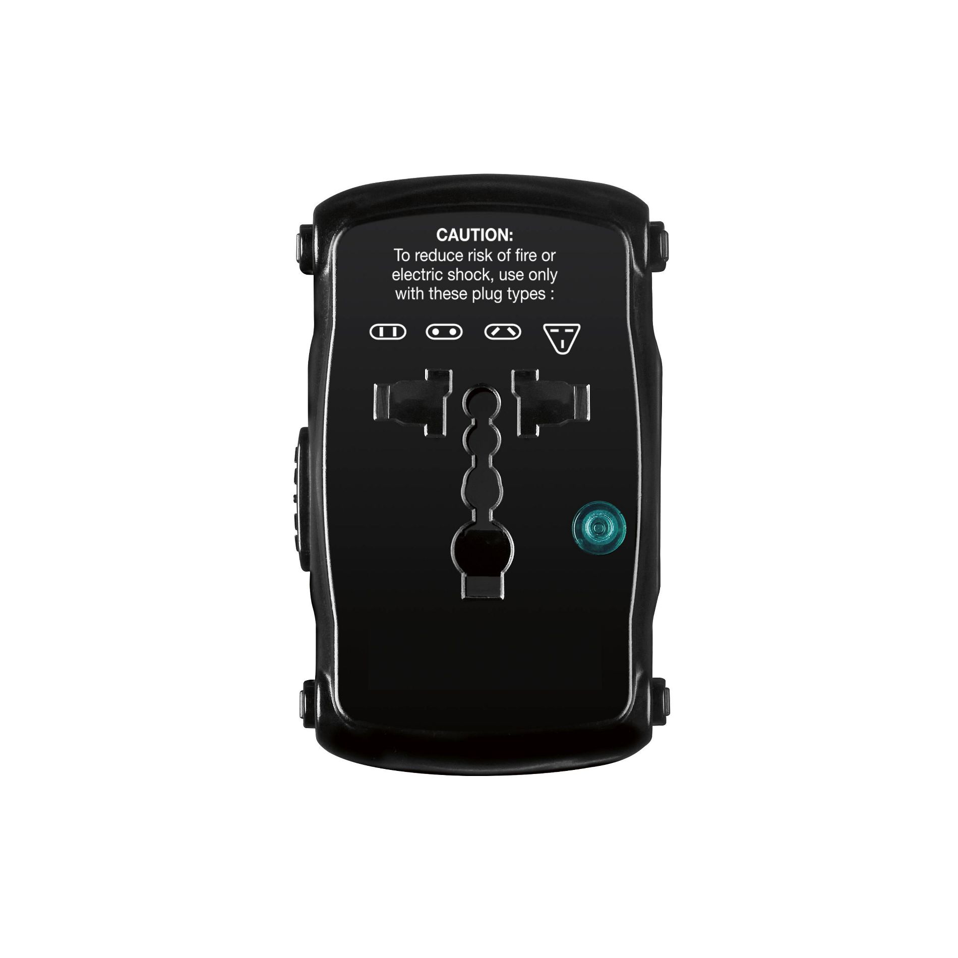 Travel Smart by Conair All-in-One Adapter: Compatible with European Outlets