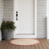 Colonial Mills Dolce Bordered Doormats - Burnt Sand 70” x 70” - 2 of 3