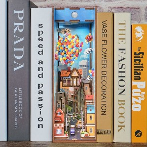 DIY 3D Book Nook Kit Travel with the Wind 143pcs - 1 of 4