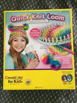 UCDRMA Loom Knitting Kit with Yarn, 23PCS Round Knitting Loom Kit for  Beginners Including Instructions and Pom Pom Maker, Easy & Quick Hat  Knitting