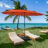 Tangkula 15' Outdoor Solar LED Patio Double-Sided Market Umbrella - 2 of 4