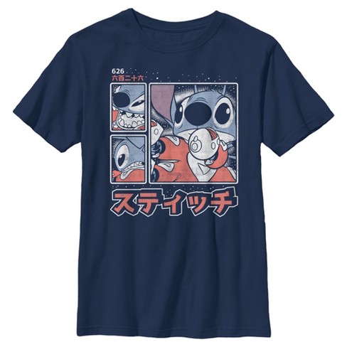 Boy's Lilo & Stitch Comic Book Panels T-Shirt - image 1 of 4