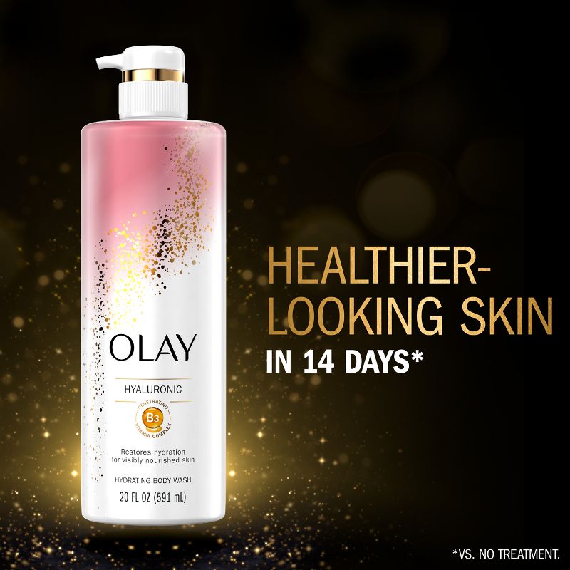 Olay Cleansing & Nourishing Body Wash with Vitamin B3 and Hyaluronic Acid, 2 of 11